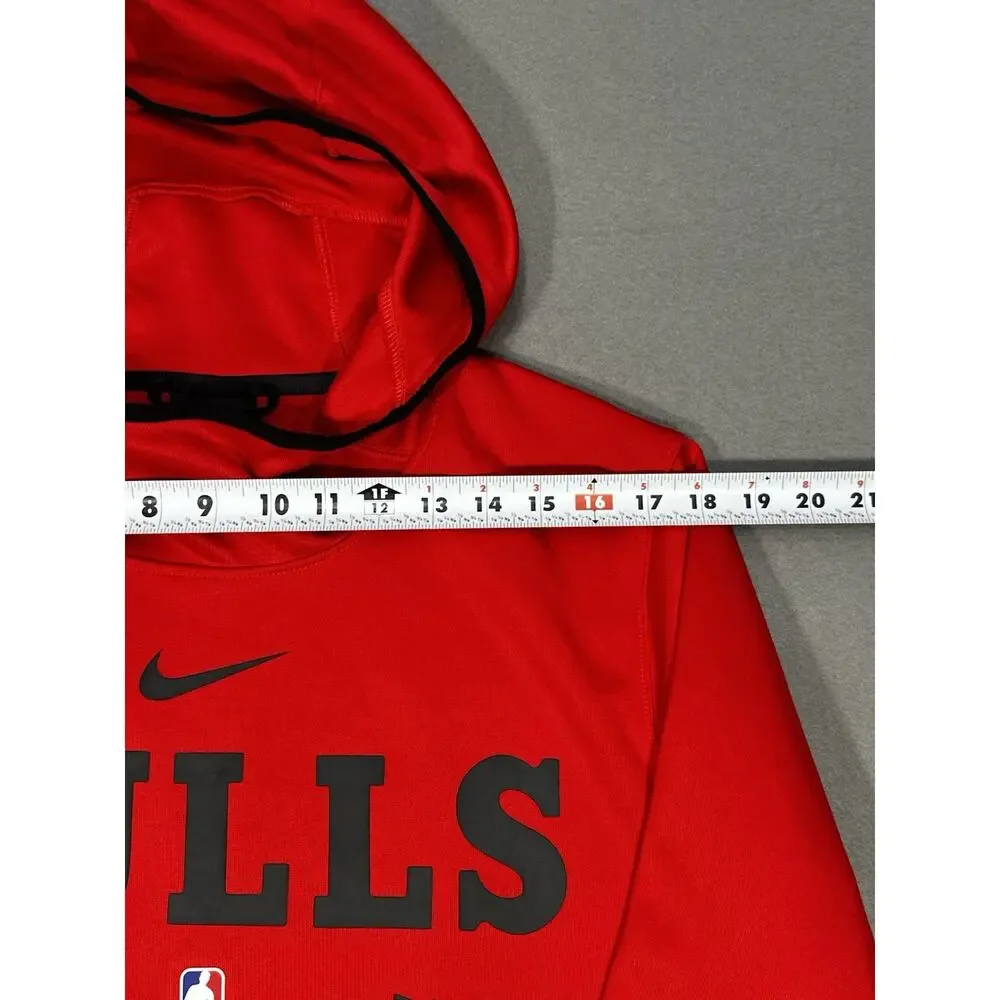 Nike Dri-FIT Chicago Bulls NBA Basketball Hoodie Red Men’s Large